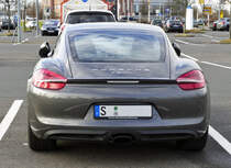 Porsche Cayman (Rückansicht) in Euskirchen - 10.01.2018