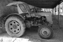 Ein Traktor IFA RS14 Famulus im Agroneum Alt Schwerin. (April 2009)