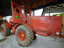 Dieser russische Schlepper Kirovetz K700A steht im Agroneum Alt Schwerin. (August 2012)