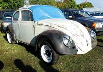 =VW Käfer, steht bei der Veterama zum Verkauf, 10-2017