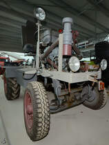 Ein Traktor Marke Eigenbau im Agroneum Alt Schwerin. (August 2012)