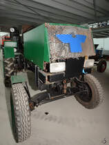 Ein Traktor Marke Eigenbau im Agroneum Alt Schwerin. (August 2012)