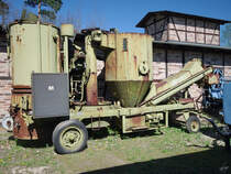 Eine Maschine zur Gewinnung von Kartoffelstärke im Agroneum Alt Schwerin. (April 2009)