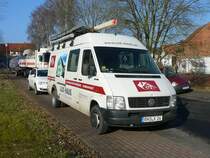 VW LT von LUXHAUS auf einer Baustelle in 36100 Petersberg-Marbach am 30.01.2009