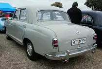 =MB 180 Ponton steht auf dem Austellungsgelände der Veterama, 10-2017