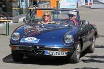 Ein Alfa Romeo Spider bei der 29. Viersener Oldtimer-Rallye am 27.05.2017