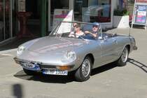 Ein Alfa Romeo Spider bei der 29. Viersener Oldtimer-Rallye am 27.05.2017