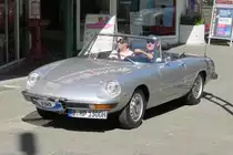 Ein Alfa Romeo Spider bei der 29. Viersener Oldtimer-Rallye am 27.05.2017