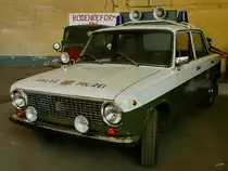 Ein VAZ Zhiguli-2101 der Volkspolizei im Technik Museum Pütnitz. (August 2006)
