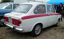 =Fiat Abarth 850 steht auf dem Ausstellungsgelände der Veterama, 10-2017