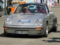 Ein Porsche 911 Targa bei der 29. Viersener Oldtimer-Rallye am 27.05.2017