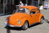Ein VW Käfer bei der 29. Viersener Oldtimer-Rallye am 27.05.2017