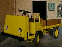 Eine Balkancar E-Karre im Technik Museum Pütnitz. (August 2006)