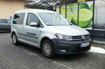 =VW Caddy von BIZERBA steht im 02-2018 in Künzell