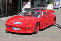 Ein Porsche 924 Targa bei der 29. Viersener Oldtimer-Rallye am 27.05.2017