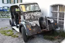 Die traurigen Überreste eines Londoner Taxis, Beardmore MK7 (Lindau, 2017-11-01)