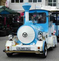 =Strassen-Eisenbahn unterwegs auf dem Veteramagelände, 10-2017