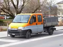 Fiat Kleintransporter in Yverdon les Bains am 10.02.2018