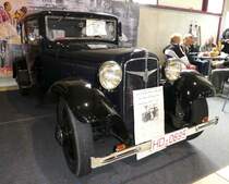 =Adler Trumpf, Bj. 1932, präsentiert bei der Veterama, 10-2017