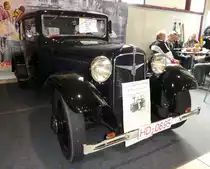 =Adler Trumpf, Bj. 1932, präsentiert bei der Veterama, 10-2017