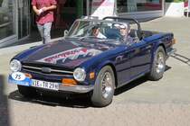 Ein Triumph TR6 bei der 29. Viersener Oldtimer-Rallye am 27.05.2017