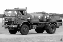 Ein DAF YF-4442 Flugfeldtankfahrzeug der Niederländischen Luftwaffe. (Gilze-Rijen, Juni 2005)