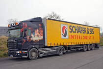 Scania R 500 am 17.02.2018 in Dortmund.