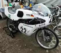 =Kreidler-Rennmaschine steht zum Verkauf bei der Veterama, 10-2017