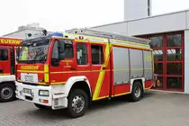 Feuerwehr Langen (Hessen) MAN HLF 20/16 (Florian Langen 1/46) am 17.02.18 bei einen Fototermin fotografiert