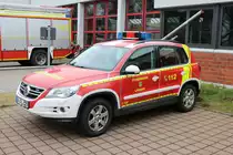 Feuerwehr Langen (Hessen) VW Tiguan KdoW (Florian Langen 1/10) am 17.02.18 bei einen Fototermin fotografiert