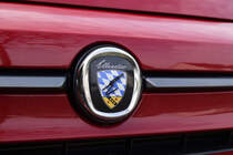 Typenschild, des Ellenator Quasi- Dreirad, Umbau auf Basis des Fiat 500er, am 20.2.2018 in Übach- Palenberg