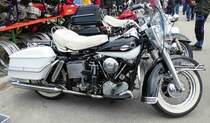 =Harley Davidson Electra Glide steht zum Verkauf bei der Veterama, 10-2017