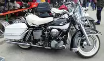 =Harley Davidson Electra Glide steht zum Verkauf bei der Veterama, 10-2017