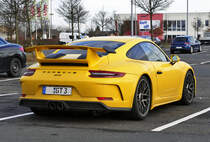Porsche GT 3 (Rückansicht) in Euskirchen - 10.01.2018