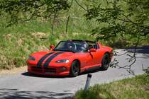 Dodge Viper RT/10 auf der Pfänderstraße (Vorarlberg) bei einer Ausfahrt eines Cobra-Clubs (2017-06-17)