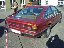 Heckansicht eines Opel Monza A2. 1983 - 1986. Oldtimertreffen an Mo´s Bikertreff in Krefeld am 25.02.2018.