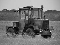 Ein Schlepper MB-Trac 800 der Niederländischen Luftwaffe. (Volkel, Juni 2004)