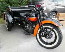 =Harley Davidson steht zum Verkauf bei der Veterama, 10-2017