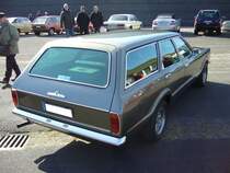Heckansicht eines Ford Taunus TC Turnier. 1970 - 1975. Oldtimertreffen an Mo´s Bikertreff in Krefeld am 25.02.2018.