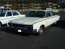 Chrysler New Yorker Hardtop Coupe des Modelljahres 1966. Oldtimertreffen an Mo´s Bikertreff in Krefeld am 25.02.2018.