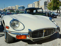 Ein Jaguar E-Type auf Malta. (Oktober 2017)