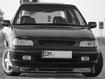 Ein Skoda Felicia auf einem Rastplatz an der A20. (bei Völschow, Juni 2011)