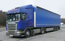 =Scania R 450 rastet im März 2018 an der A7