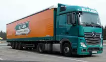 =MB Actros der Spedition  ELFLEIN  rastet im März 2018 an der A7