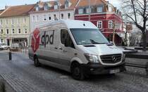 =MB Sprinter von DPD unterwegs in Hünfeld, Februar 2018