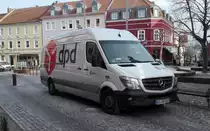 =MB Sprinter von DPD unterwegs in Hünfeld, Februar 2018