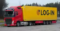 =Volvo FH von LOG-IN rastet im März 2018 an der A7