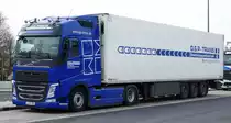 =Volvo FH-Sattelzug von G&P-Trans rastet im März 2018 an der A7