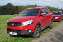 Der SsangYong Korando am Berghof Einöd, 29.9.17