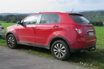 Der SsangYong Korando am Berghof Einöd, 29.9.17